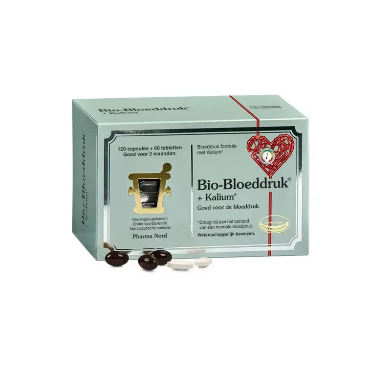Pharma Nord Bio bloeddruk & kalium 120 capsules + 60 tabletten 180 stuks