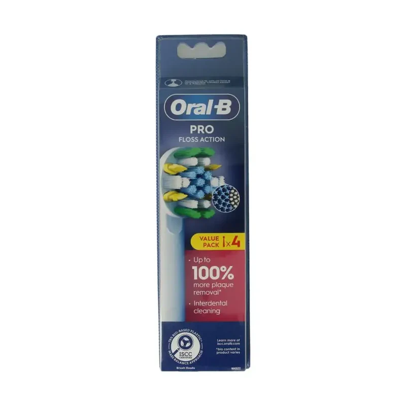 Oral B opzetborstel floss action 4 stuks