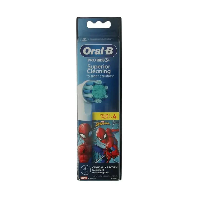 Oral B opzetb kids spiderman 4 stuks