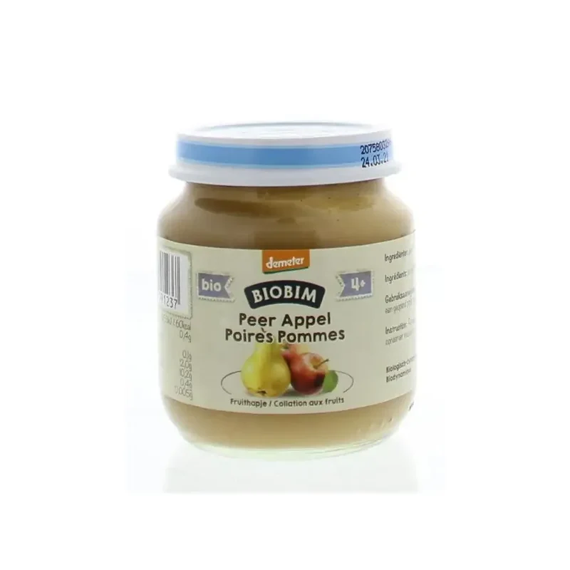 Biobim Appel peer 4 maanden Demeter 125 gram