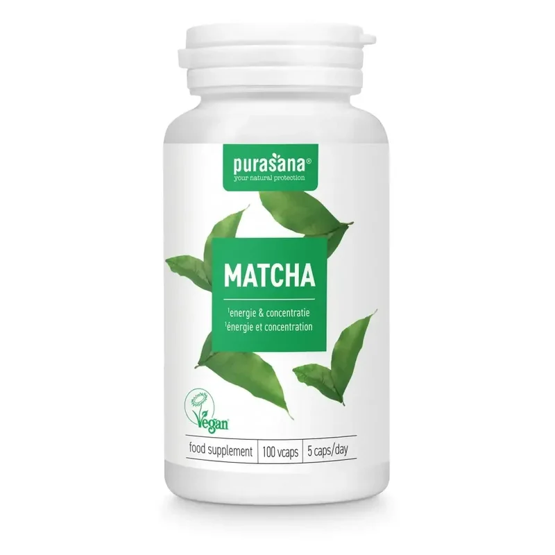 Purasana Matcha 280 mg biologisch 100 vcaps
