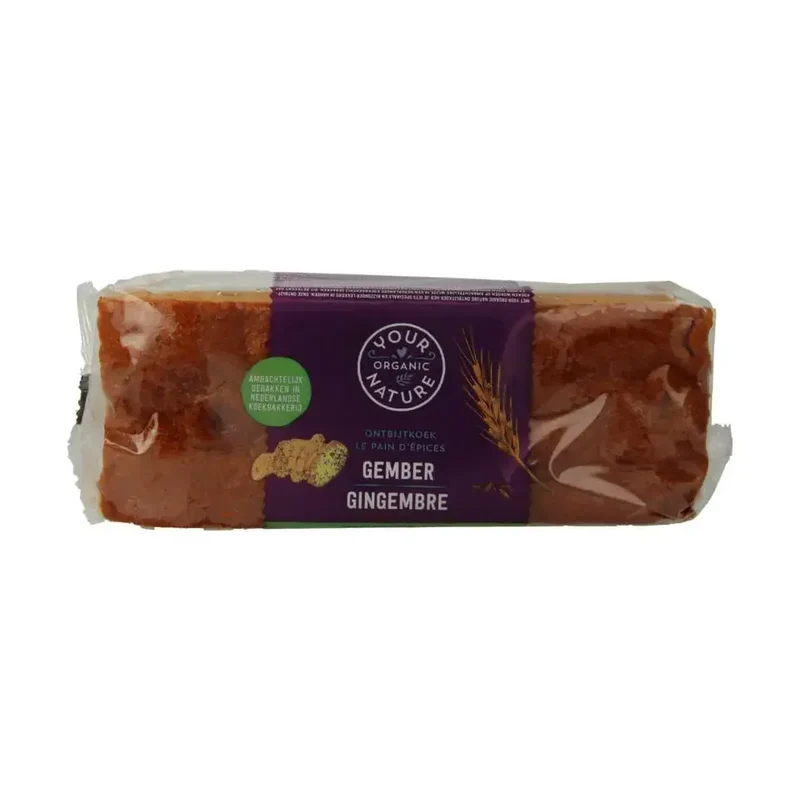 Your Organic Nature Ontbijtkoek gember biologisch 400 gram