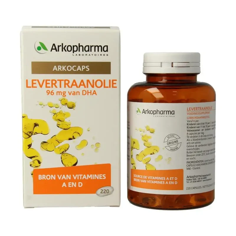 Arkopharma Arkocaps Levertraanolie 220 capsules