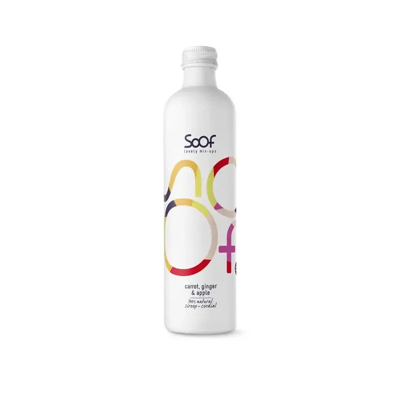 Soof Drinks Siroop wortel gember & appel 340 ml