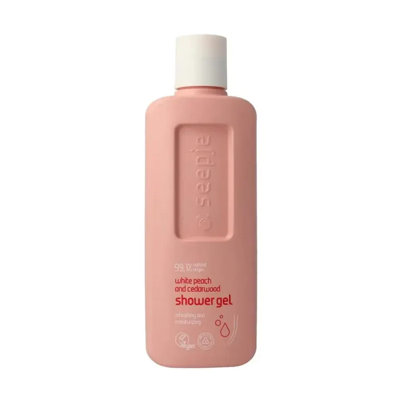 Seepje Showergel white peach and cedarwood 300 ml