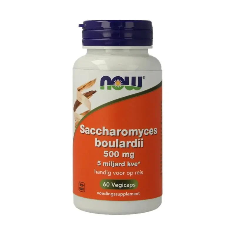 NOW Saccaromyces boulardii 500 mg 60 vcaps