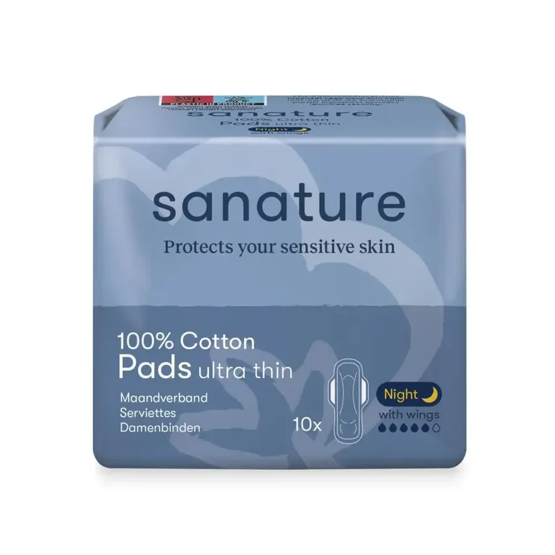 Sanature Maandverband ultra night 10 stuks