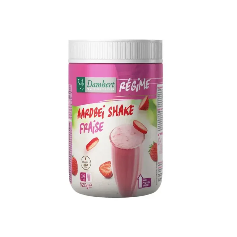 Damhert Regime maaltijd shake aardbei 520 gram