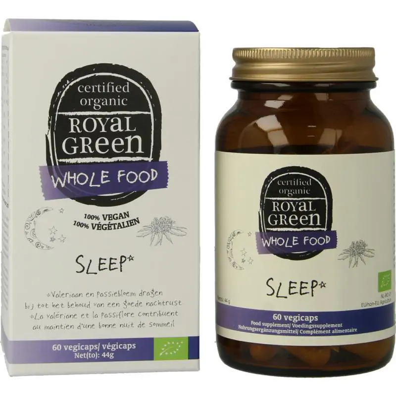 Royal Green Sleep biologisch 60 vcaps
