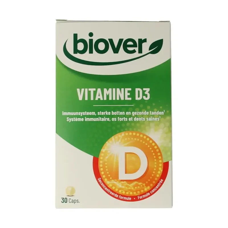 Biover Vitamine D3 30 capsules