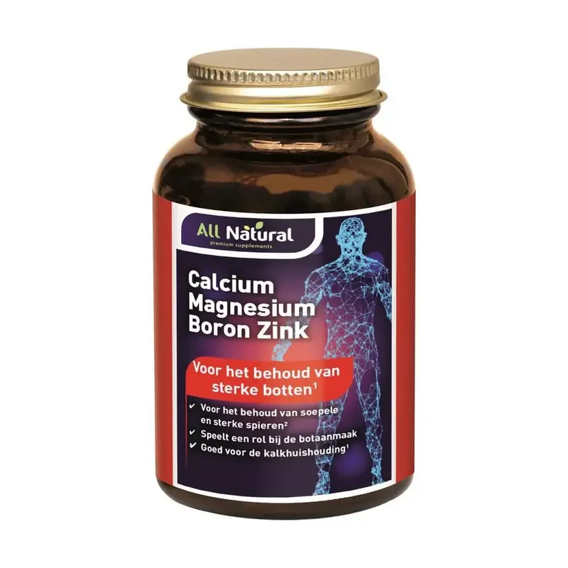All Natural Calcium magnesium boron zink 90 tabletten
