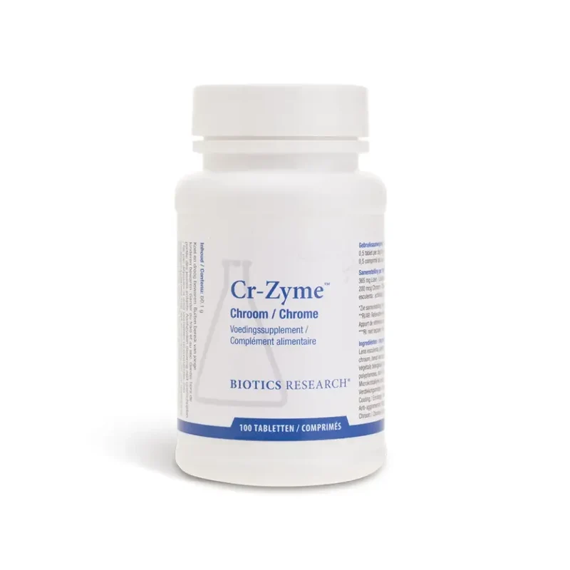 Biotics Cr-Zyme gistvrij 200mcg 100 tabletten
