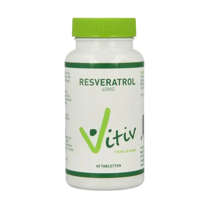 Vitiv Resveratrol 40 mg 60 tabletten
