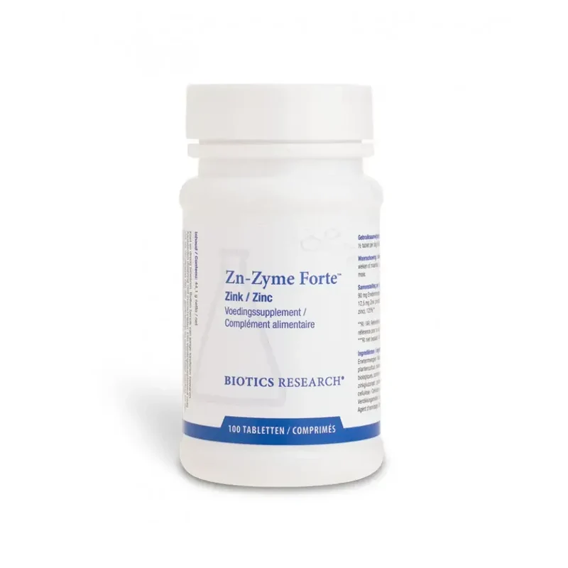Biotics Zn-Zyme forte 25 mg 100 tabletten