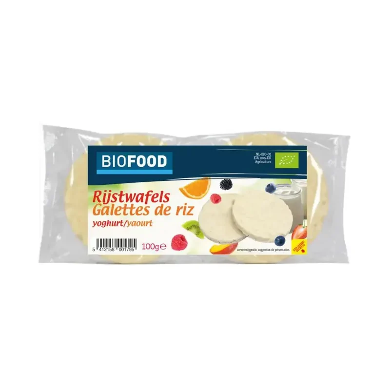 Damhert Rijstwafels yoghurt 100 gram