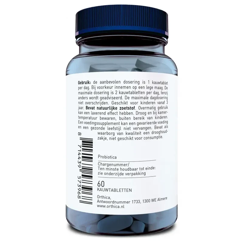 Orthica Orthiflor Kauw 60 kauwtabletten