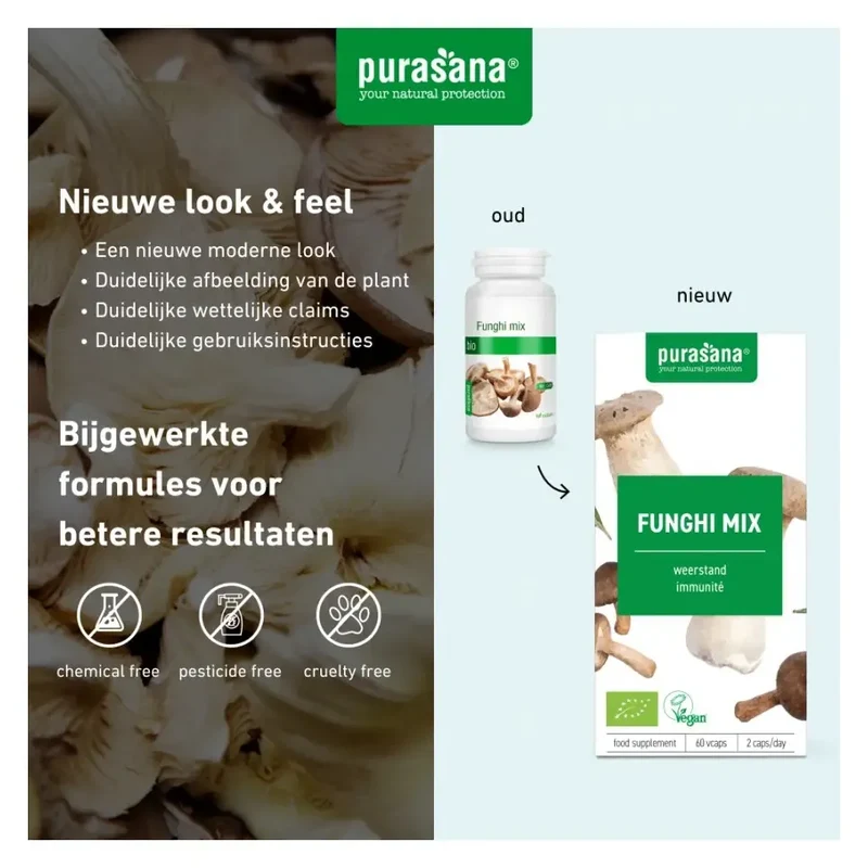 Purasana funghi mix 60 vcaps