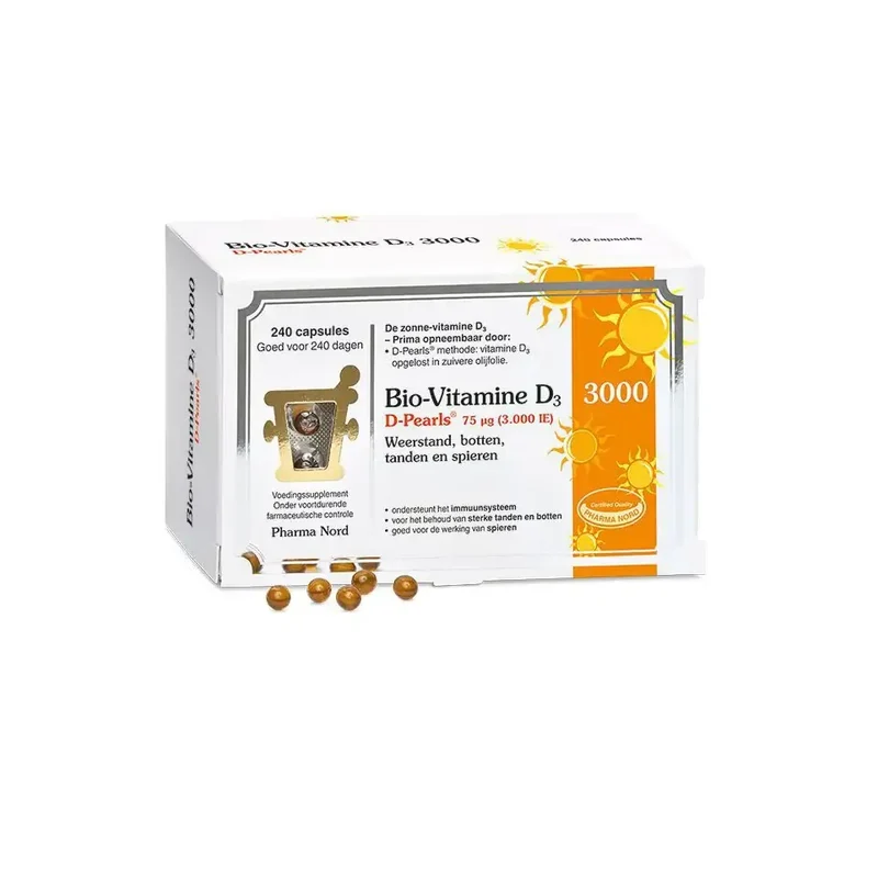Pharma Nord Bio vitamine D3 75 mcg 240 capsules