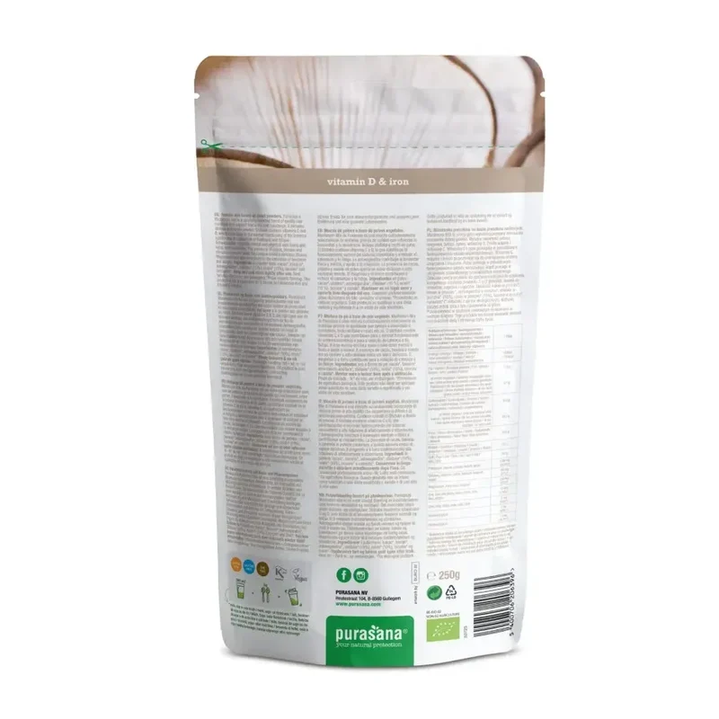 Purasana Mushroom poeder mix250 gram