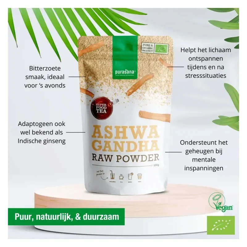 Purasana Ashwagandha thee poeder 100 gram