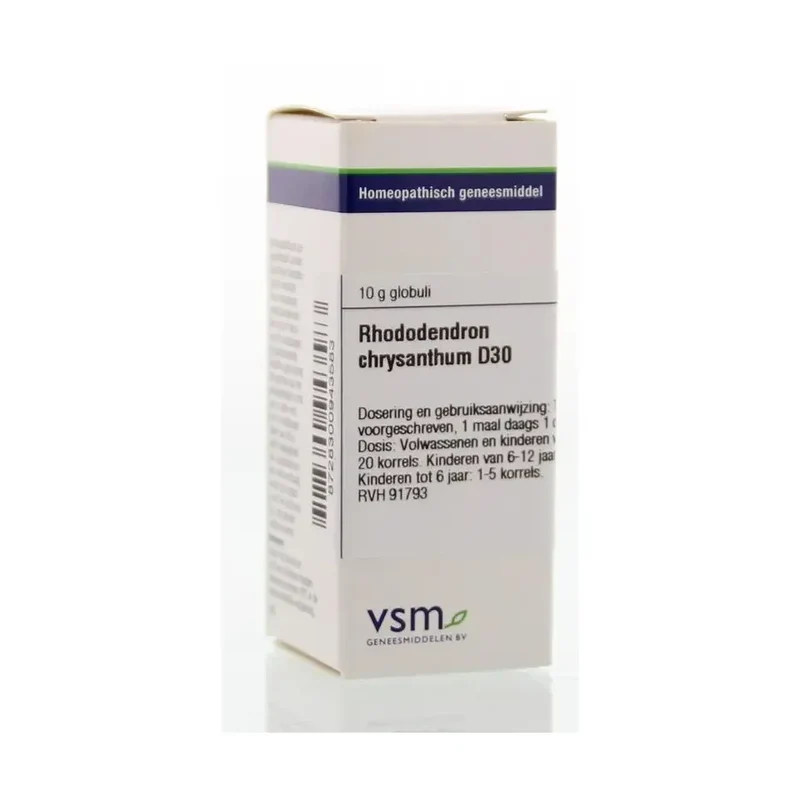 VSM Rhododendron chrysanthum D30 10 gram globuli