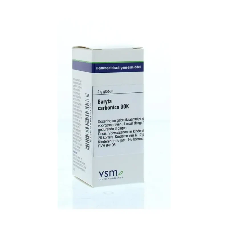 VSM Baryta carbonica 30K 4 gram globuli