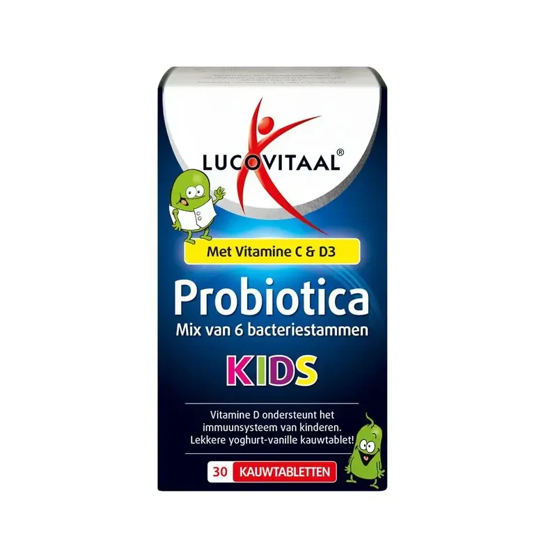 Lucovitaal Probiotica kids 30 kauwtabletten