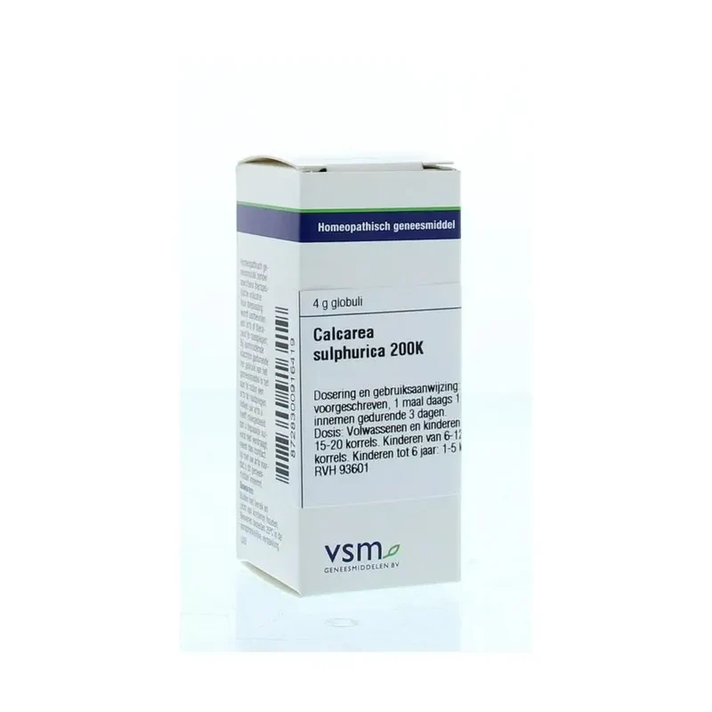 VSM Calcarea sulphurica 200K 4 gram globuli
