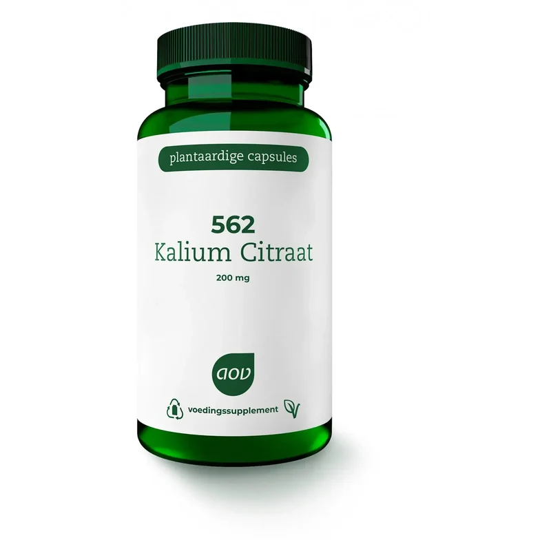 AOV 562 Kalium citraat 200 mg 90 vcaps