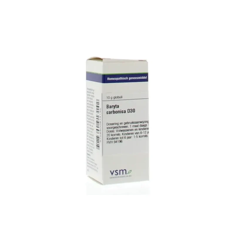 VSM Baryta carbonica D30 10 gram globuli