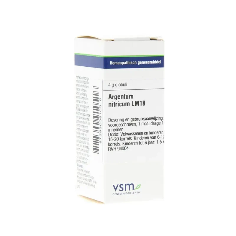 VSM Argentum nitricum LM18 4 gram globuli