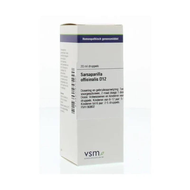 VSM Sarsaparilla officinalis D12 20 ml druppels
