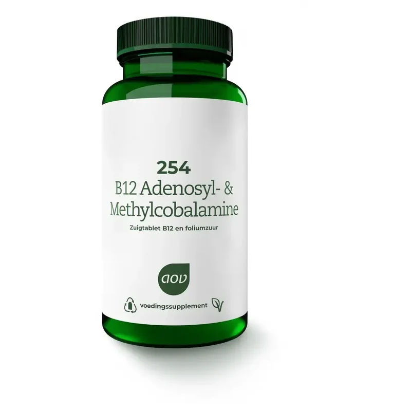 AOV 254 B12 Adenosyl & methylcobalamine 120 zuigtabletten