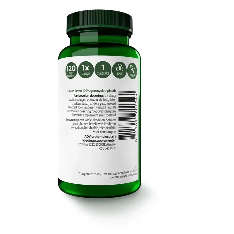 AOV 254 B12 Adenosyl & methylcobalamine 120 zuigtabletten