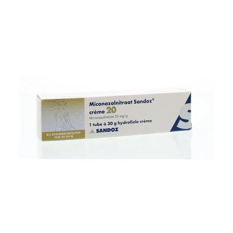 Sandoz Miconazolnitraat creme 30 gram