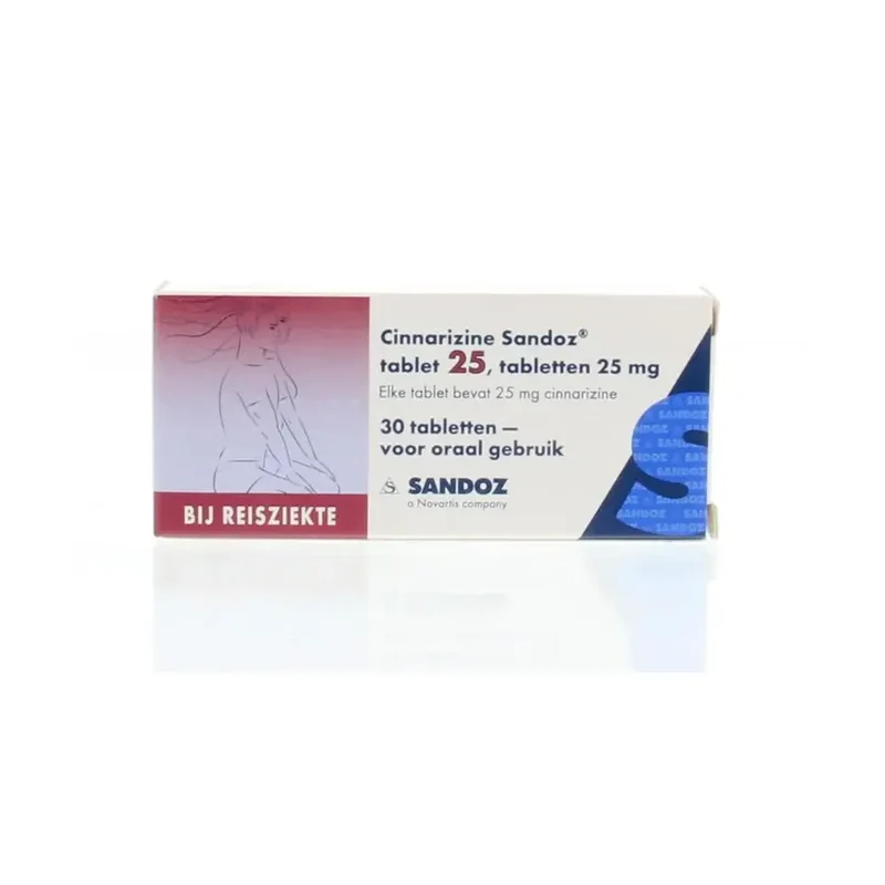 Sandoz Cinnarizine 25 mg 30 tabletten