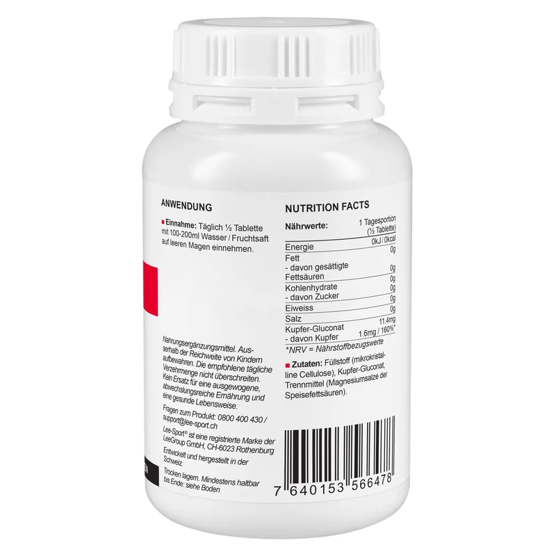 Kupfer Tabletten