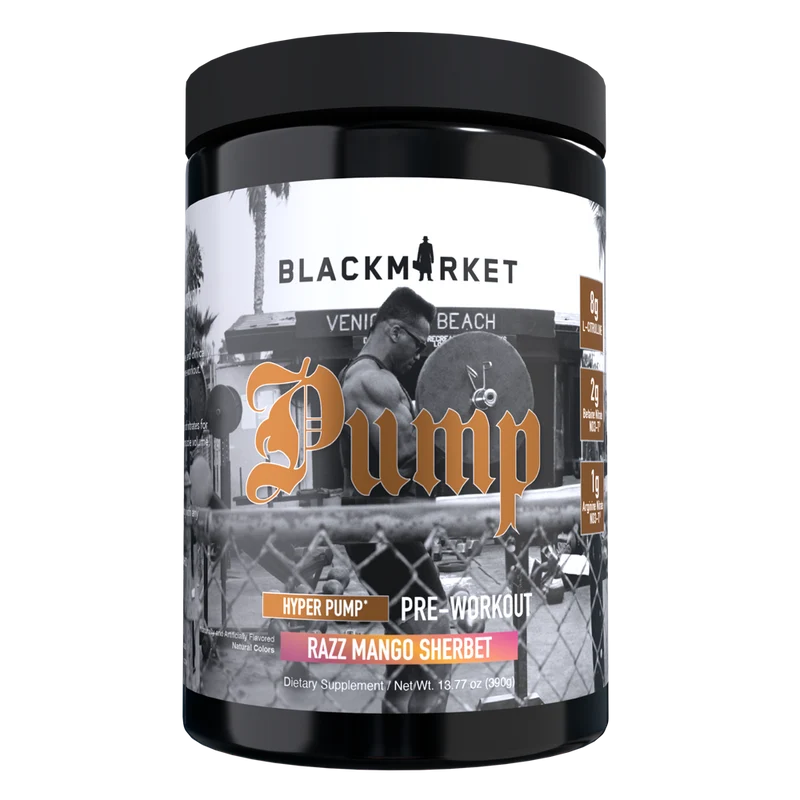 Black Market Labs Pump - Razz Mango Sherbet