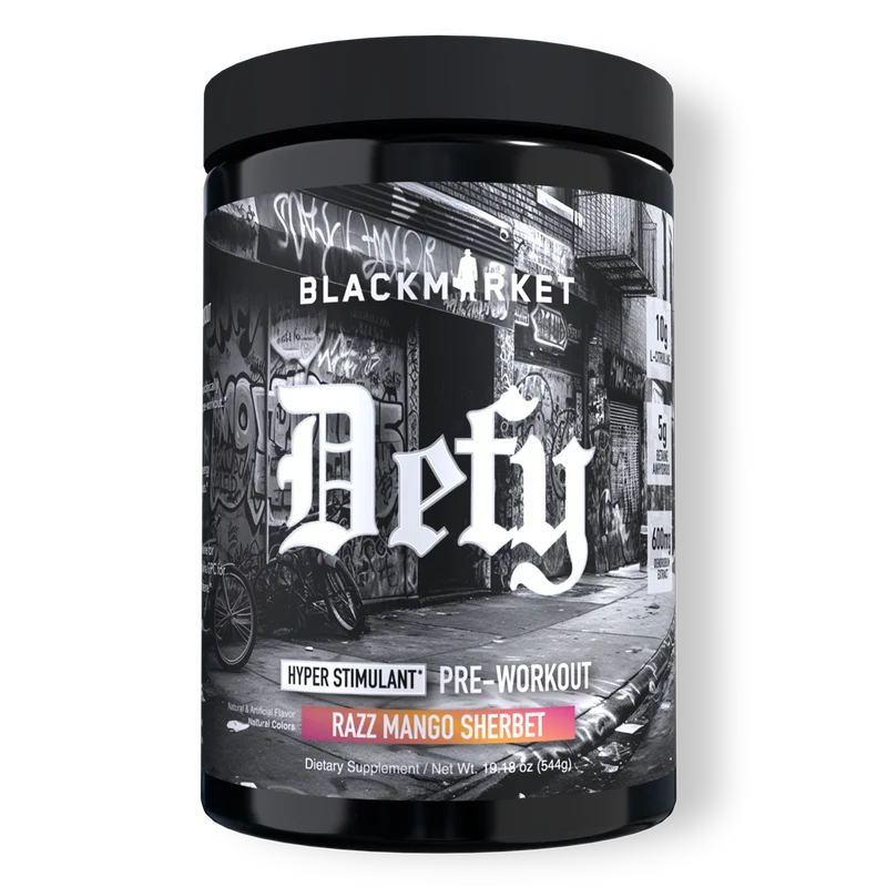 Black Market Labs Defy - Razz Mango Sherbet