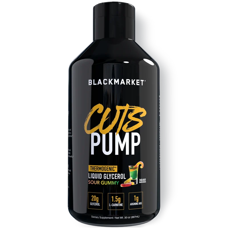 Black Market Labs Cuts Pump Glycerol - Sour Gummy