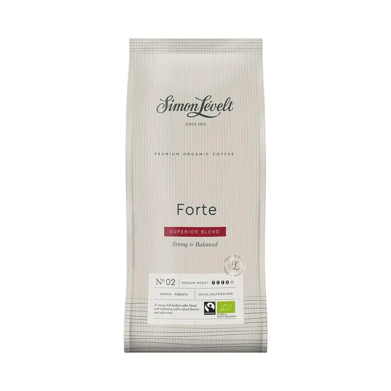 Simon Levelt Forte superior blend gemalen koffie 1 kg