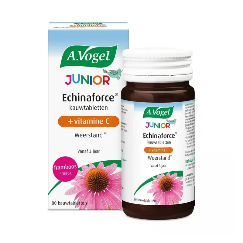 A.Vogel Echinaforce junior & vitamine c 80 kauwtabletten