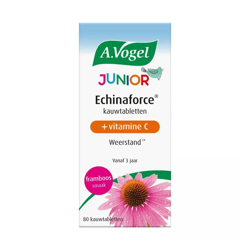 A.Vogel Echinaforce junior & vitamine c 80 kauwtabletten