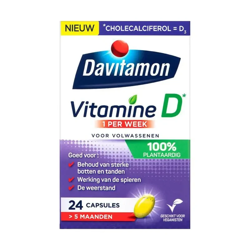 Davitamon Vitamine D3 24 capsules