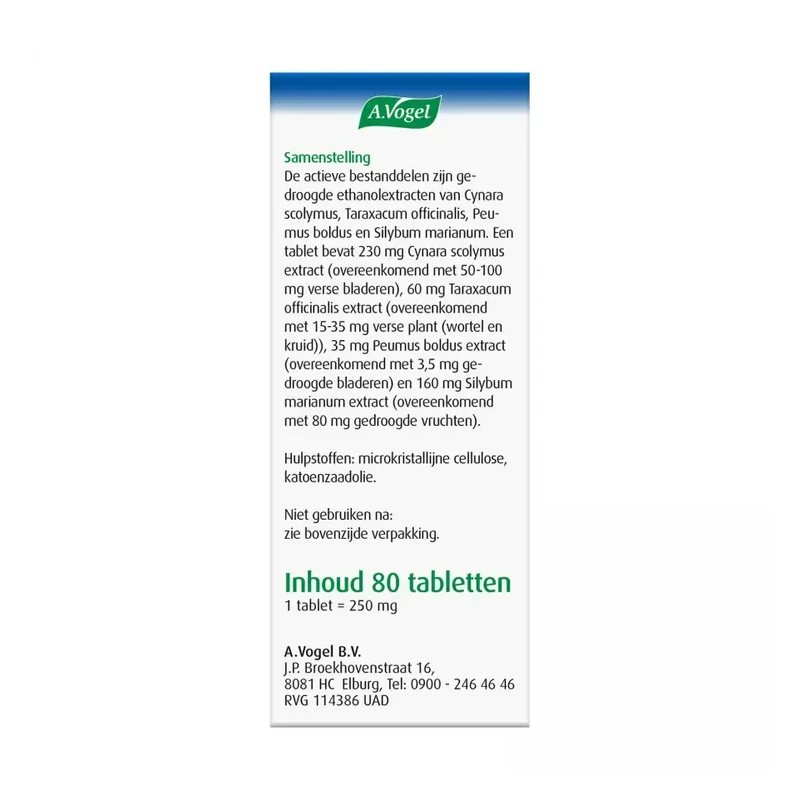A Vogel Boldocynara 80 tabletten