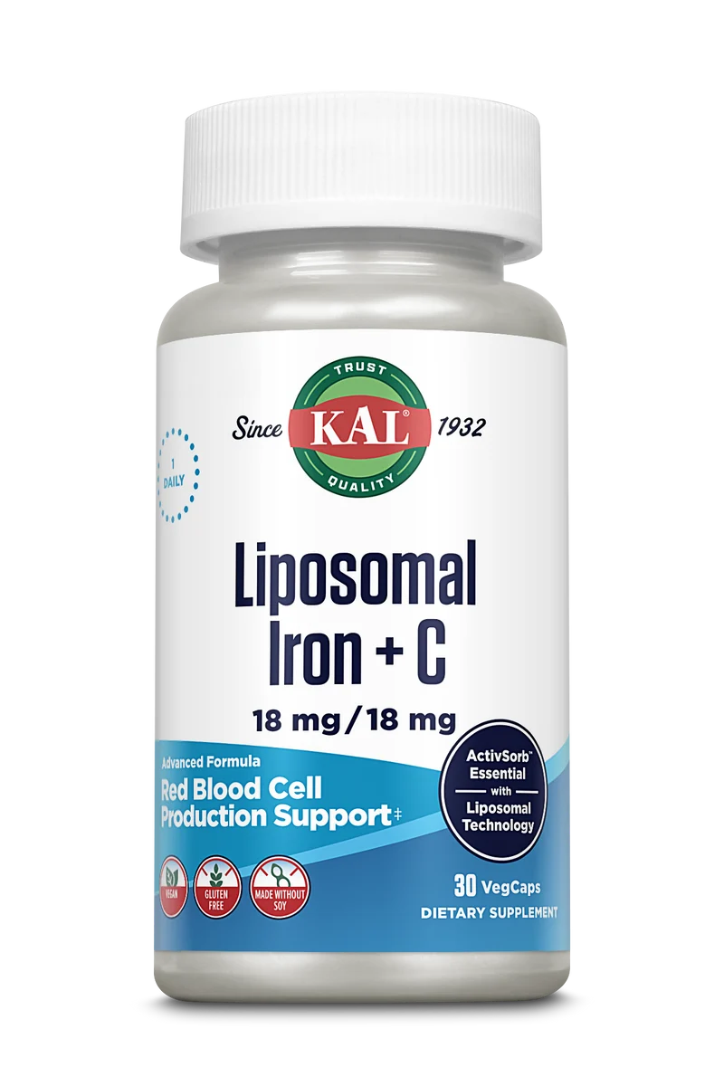 Kal Liposomal Iron 18mg 30ct