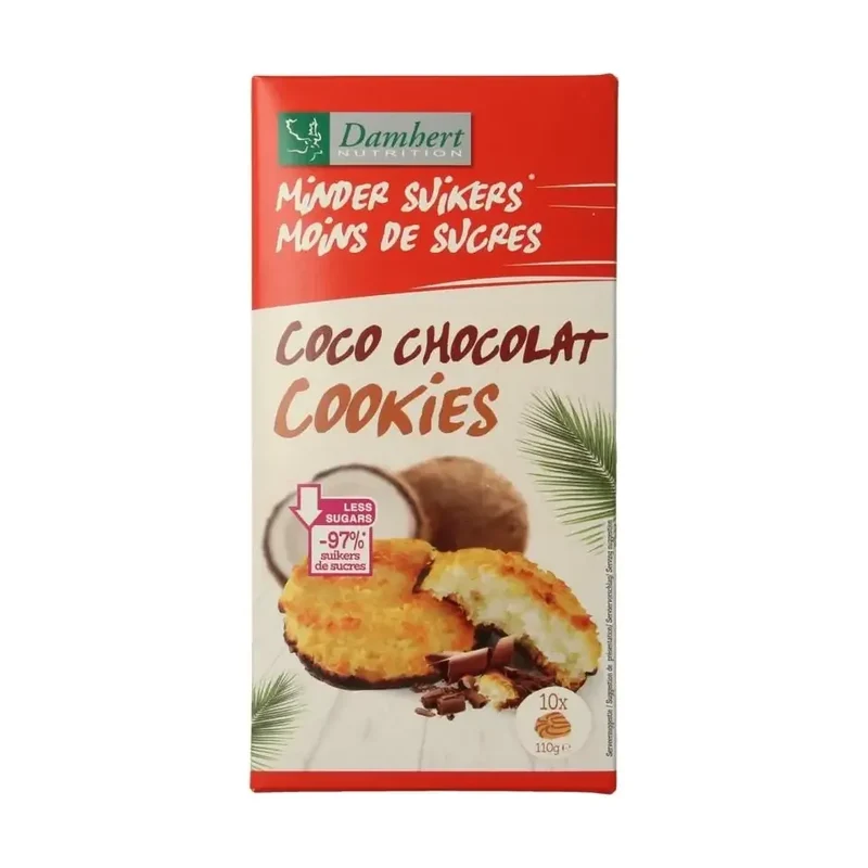 Damhert Kokoskoek chocolade 110 gram