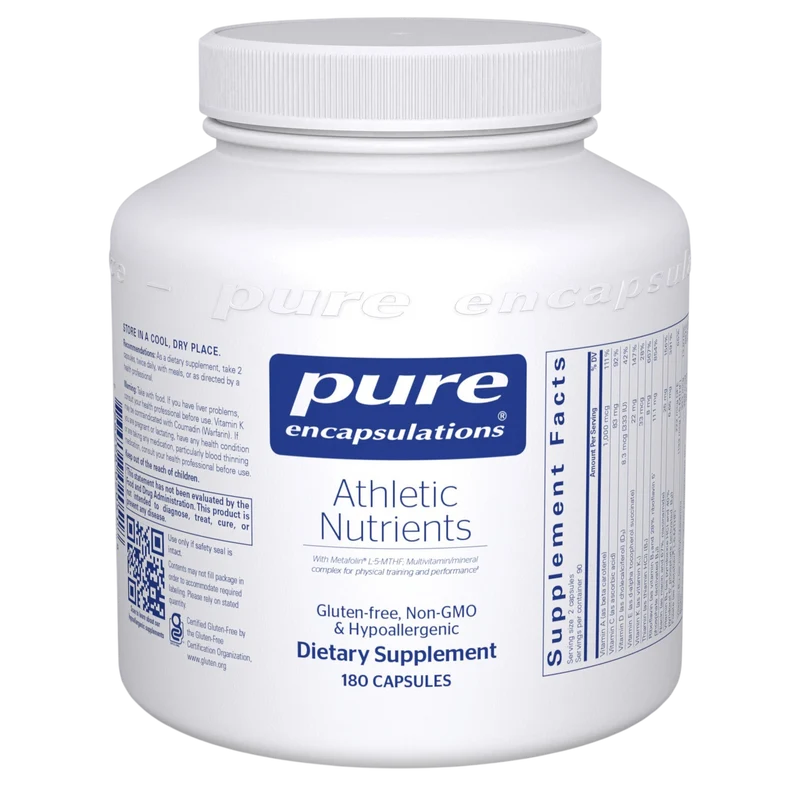 Pure Encapsulations Athletic Nutrients 180ct