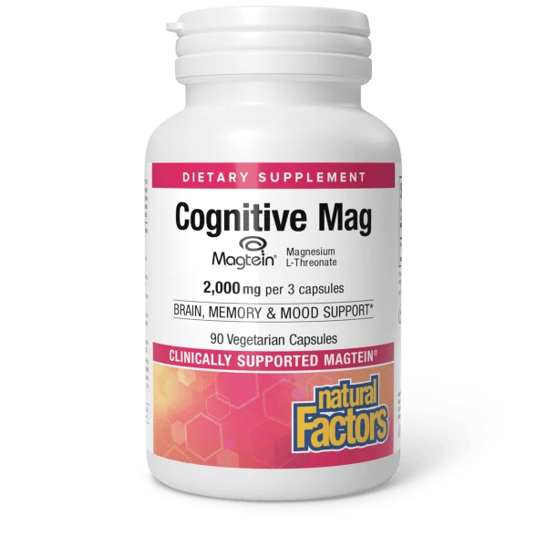Natural Factors Magtein Magnesium L-Threonate 90ct