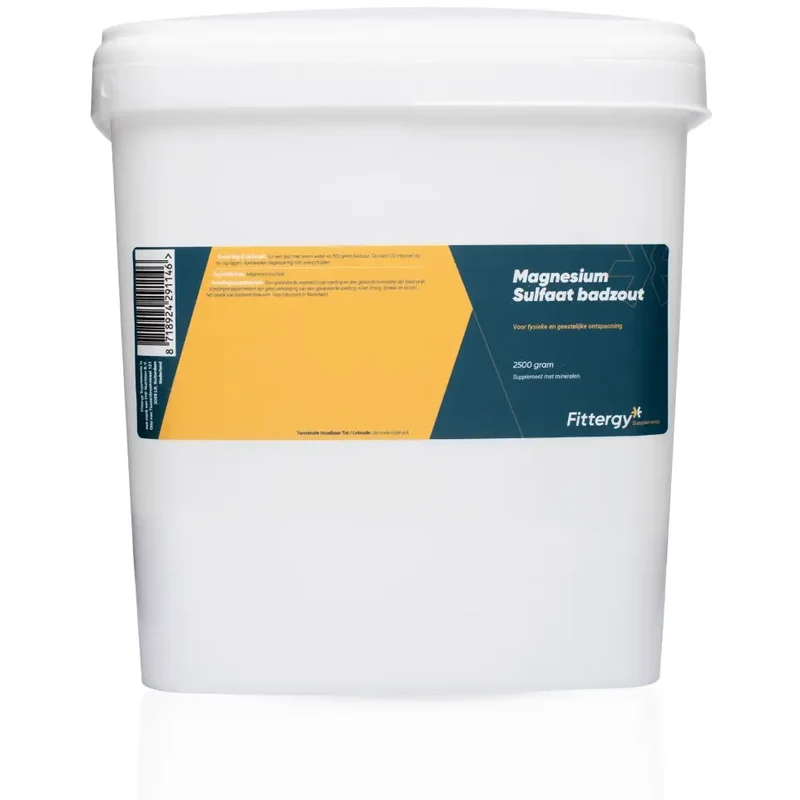 Fittergy Magnesium sulfaat badzout 2.5 kg